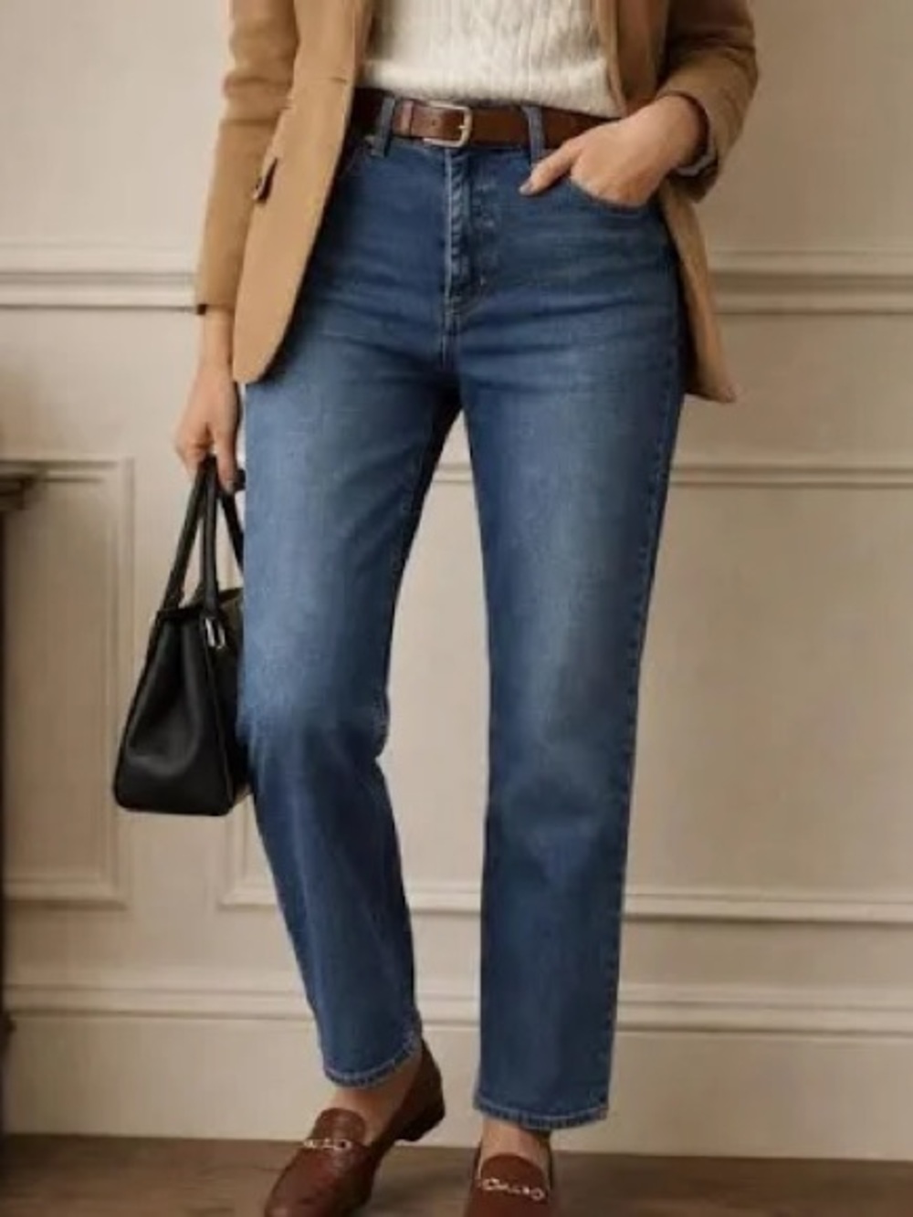 Frye High Rise Slim Straight Leg Jeans